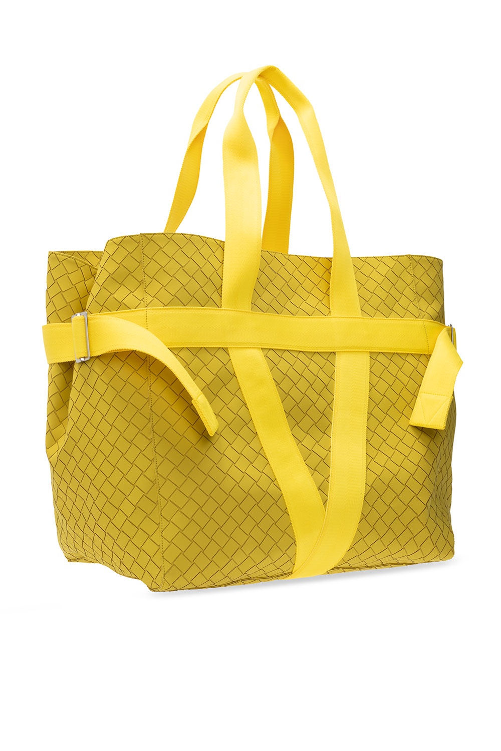 Yellow logo clearance rubber tote